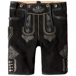 Stockerpoint Lederhose "Beppo 4" in schwarz gespeckt | Gr.: 48