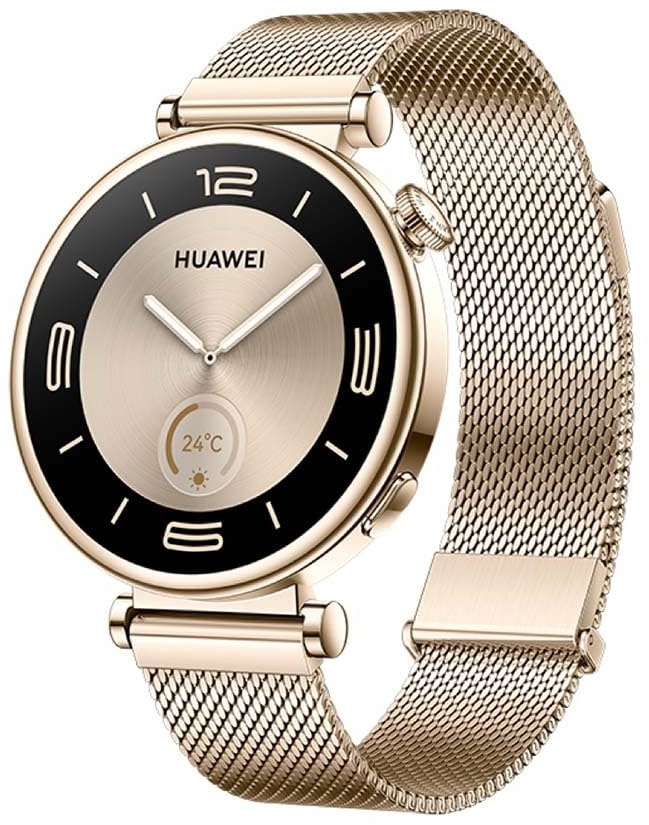 HUAWEI Watch GT 4 41mm Smartwatch, Filigranes Design, Bis zu 7 Tage Akkulaufzeit‌, Erweitertes 24/7 Gesundheitsmanagement, Kalorienmanagement, Kompatibel mit Android und iOS, Gold