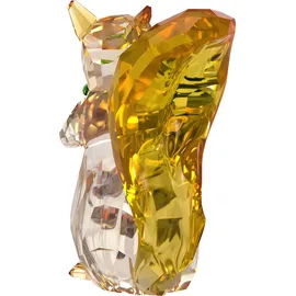 Swarovski Idyllia Eichhörnchen und Eichel, Fantasievolle Kristallfigur mit Strahlenden Kristallen