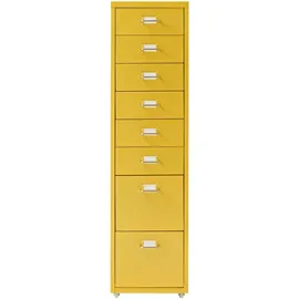 [en.casa] Kökar Schubladenschrank 109 cm x 28 cm x 41 cm gelb
