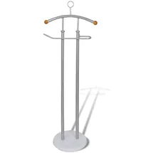 vidaXL Herrendiener Metall silber