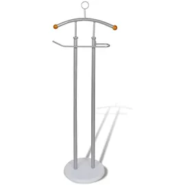 vidaXL Herrendiener Metall silber