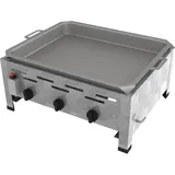 ChattenGlut Gasbräter 3-flammig 650 x 530 x 270 cm Edelstahl inkl. Pfanne