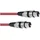 Omnitronic XLR Verbindungskabel 1x XLR-Stecker 3 polig - 1x XLR-Buchse 3 polig 1,50m Rot (30220900)