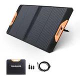 Yinleader 70W Falttragbares Solarmodul, 23% Umwandlungseffizienz, Wasserdicht Tragbares Ladegerät Solarstrom Solarpanel für Camping, Wohnmobil Outdoor Aktivitäten​ Roadtrips