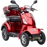 ECONELO Seniorenmobil P4000 Elektromobil 25 km/h rot