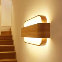 carmdering Moderne LED Wandleuchte (13W) Schwarz