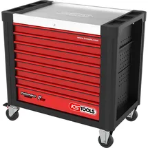 KS Tools PERFORMANCEplus P30 SCHWARZ/ROT Werkstattwagen mit 8 Schubladen