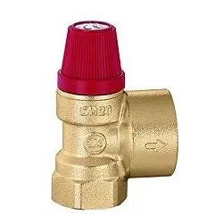Caleffi Membran-Sicherheitsventil 530530 3/4" IG x 1" IG, 3 bar, Leistung 100 kW