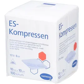 Hartmann ES-KOMPRESSEN unsteril 10x10 cm 8fach