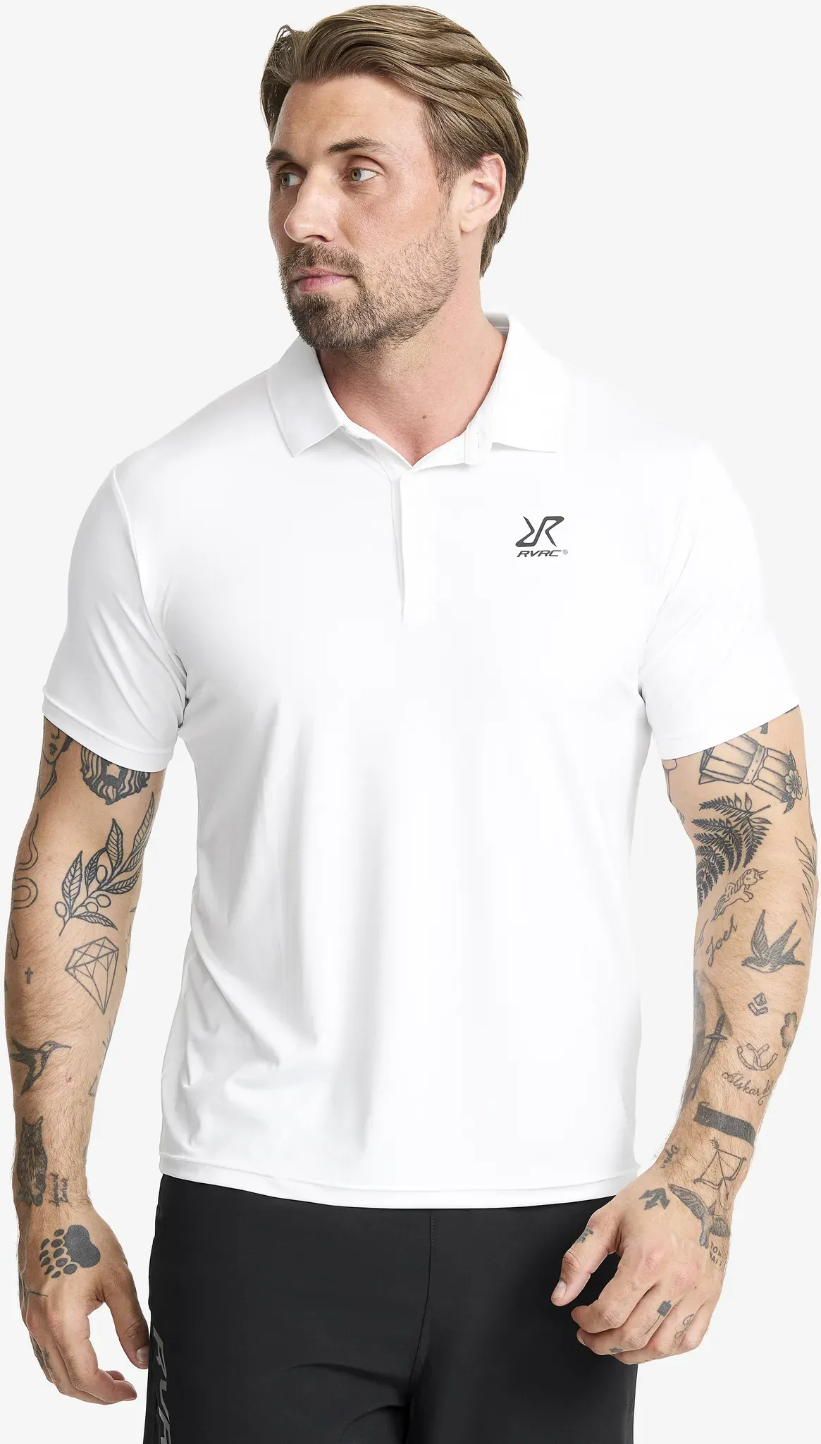 Stream Polo Shirt Herren White, Größe:S - Herren > Oberteile > T-shirts - Weiß