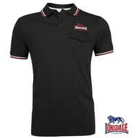 Lonsdale Herren Poloshirt Schwarz, XXL