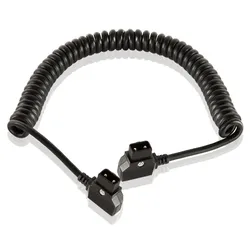 Shape D-Tap male to D-Tap male Kabel coiled 50cm