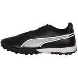 Puma King Match Tt Soccer Shoe, Black White, 40 EU