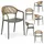 Idimex Gartenstuhl Narciso 56 x 54 x 81 cm grau 6 St.