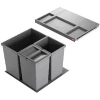 HAILO Mülleimer Einbau 60cm Schublade, Frontauszug -
