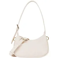 Valentino Samba Re Schultertasche Kunstleder Beige