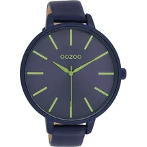 Oozoo Damen Armbanduhr Timepieces Analog Leder blau UOC11164 - Blau