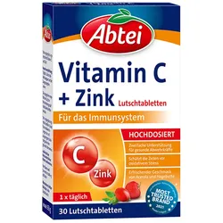 Abtei Vitamin C plus Zink Lutschtablette 30 St