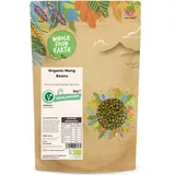 Wholefood Earth Bio-Mungbohnen 2kg | GVO-frei | Vegan | Ballaststoffreich | Proteinreich | Zertifiziert biologisch