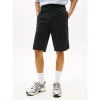 Tommy Hilfiger Chinoshorts TOMMY JEANS "TJM OTIS COTTON CHINO", Herren, Gr. 32, N-Gr, schwarz, Web, Obermaterial: 96% Baumwolle, 4% Elasthan, unifarben, regular fit ca. Mitte Knie, Hosen Chinoshorts, Regular fit mit praktischen Taschen