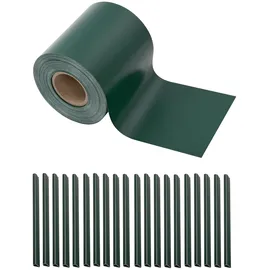[en.casa] Gartenzaun Jesteburg 4 x Rolle Moosgrün
