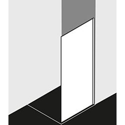 Kermi Walk-In XC Glasanlage WIO XCWIO09020VPK 90x200cm, ESG klar KermiClean, silber hochglanz