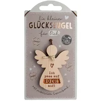 Waldfabrik LuckyAngels Engel aus Zirbe, Ich Pass auf Dich auf! (1)