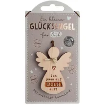 Waldfabrik LuckyAngels Engel aus Zirbe, Ich Pass auf Dich auf! (1)