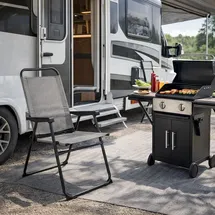 Mojawo Campingstuhl Grau