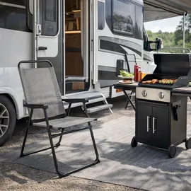 Mojawo Campingstuhl Grau