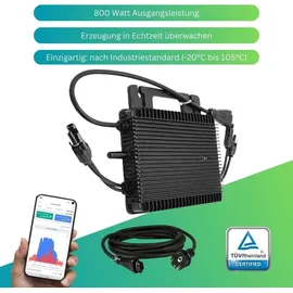myvoltaics MyBasic Balkonkraftwerk 880+ Watt – Premium transparent Variante