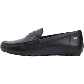 Tommy Hilfiger Flag Leather Driver Loafer Schwarz 36