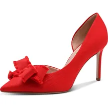 TAMARIS Damen Pumps mit Stilettoabsatz, rot, 39 EU