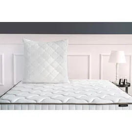 Yatas Bedding Kopfkissen Superwashed Wolle 80 x 80 cm Weiß