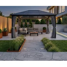 Jet-Line Pavillon Taneo 4 x 3 m anthrazit