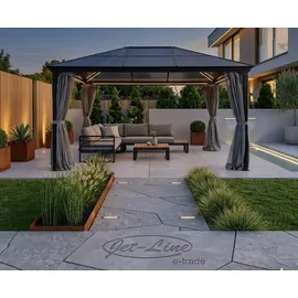 Jet-Line Pavillon Taneo 4 x 3 m anthrazit