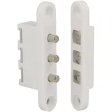 Amig 3P Türkontakt für elektrische Schlösser 2-poliger Anschluss Weiß 71 x 14 mm