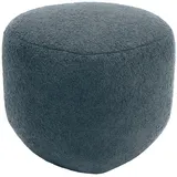 deluke Sitzhocker SUMIR Stoff 52 x 32 x 48 cm Dunkelgrau