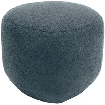 deluke Sitzhocker SUMIR Stoff 52 x 32 x 48 cm Dunkelgrau