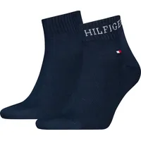 Tommy Hilfiger Sneaker-Socken aus Baumwoll-Mix im 2er-Pack, Marine, 39-42,