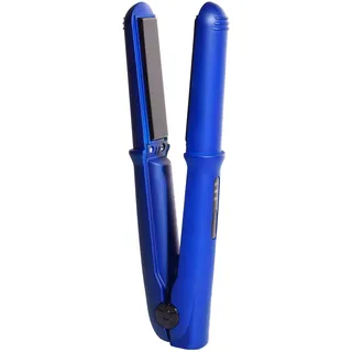 Beter - Kabelloses Mini-GRWM-Glätteisen, kompakte Größe für unterwegs, per USB wiederaufladbar, einstellbare Temperatur bis zu 200°C. Blau