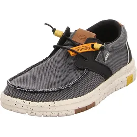 Dockers by Gerli Herren Schuhe Sneaker Slip On Turnschuh Sneaker Textil, Farbe:Schwarz, Schuhgröße:EUR 43, Artikel:-100 black - Schwarz - 43