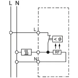 Eberle Controls UP-Raumregler, schw. matt 191810354802