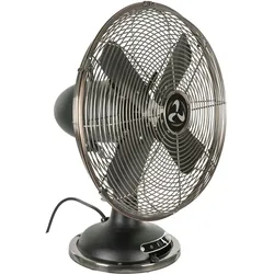 CasaFan Tischventilator TRADITION TV 30 II Schwarz Schwarz