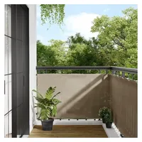 vidaXL Balkon-Sichtschutz Taupe 90x1000 cm 100 % Polyester-Oxford