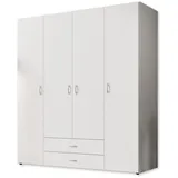 SchlafKONTOR Base 160 x 177 x 52 cm weiß