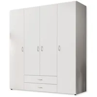 SchlafKONTOR Base 160 x 177 x 52 cm weiß