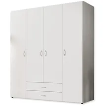 SchlafKONTOR Base 160 x 177 x 52 cm weiß