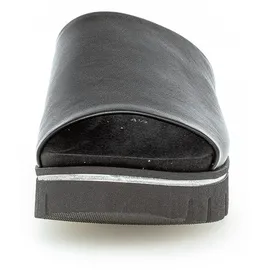 Gabor Pantolette, Plateau, Sommerschuh, Schlappen in Komfortschuhweite G (weit) schwarz 37 EU (4 UK)